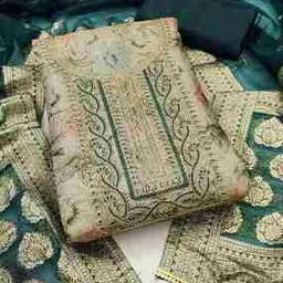 svaraa Women Embellished & Embroidery Unstitched Dress Material-picture-29