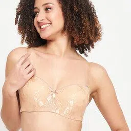 clovia Women Solid Padded Full Cup Underwired T-shirt Bra-picture-15