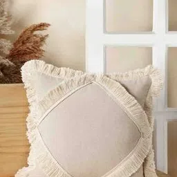 anwyn Cushion Cover with Lace Detail 16" x 16"-picture-37