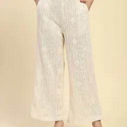 global republic Women Embroidered Relaxed Fit Flat-Front Pants-picture-33