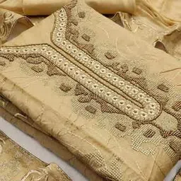 svaraa Women Embroidery Unstitched Dress Material-picture-15