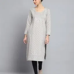 monte carlo Women Self-design Kurti-picture-29