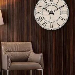 olive tree Brand Print Silent Movement Wooden Wall Clock-picture-35