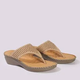 hi-attitude Women Embellished T-Strap Wedges-picture-33