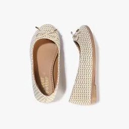 pitter-patter Girls Slip-On Ballerinas with Bow Accent-picture-23