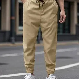 indo Men Relaxed Fit Jogger Pants with Insert Pockets-picture-51