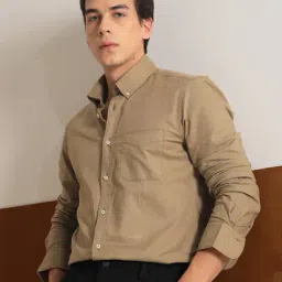 rare rabbit Men Slim Fit Shirt with Spread Collar image 1