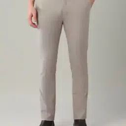 arrow Men Flat Front Relaxed Fit Trousers-picture-12