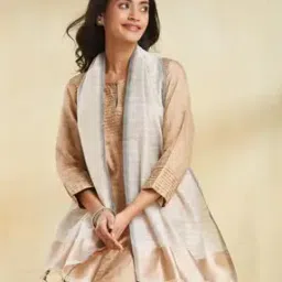 fabindia Women Silk Stole-picture-26