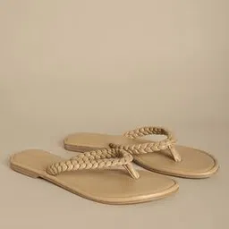 acai Braided Thong-Strap Flat Sandals-picture-10