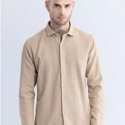 snitch Spread Collar Shirt with Full Sleeves image 1