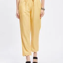 clora creation Palazzos with Scalloped Hem-picture-43