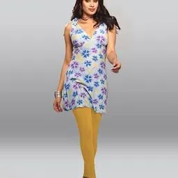 lyra Ankle-Length Leggings with Elasticated Waist-picture-36
