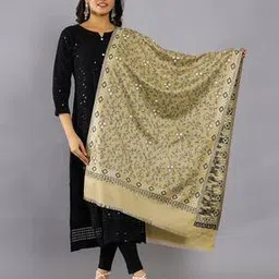 handicraft-palace Women Floral Print Stole with Fringed Border-picture-51