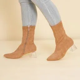 sherrif Women Pointed-Toe Boots with Zip Fastening-picture-44