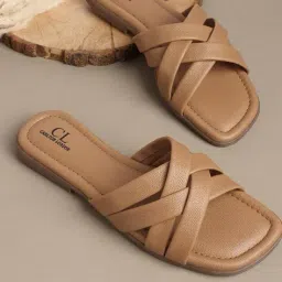 carlton london Women Flat Sandals with Synthetic Upper image 1