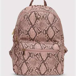 caprese Women Snake Print Everyday Backpack image 1