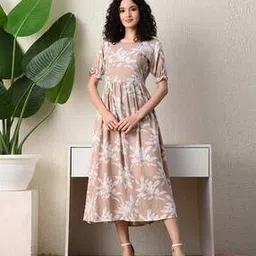 ichaa Women Printed Fit & Flare Dress-picture-13