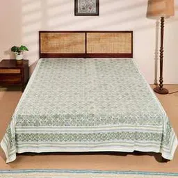 fabindia Cotton Printed Bed Cover- Double-picture-36