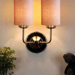 devansh Dual Shade Wall Mounted Lamp with Steel Base-picture-12