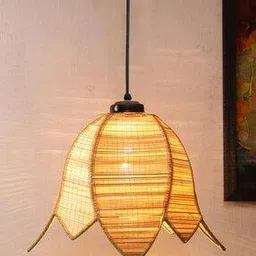 Devansh Lotus Bamboo Hanging Lamp-picture-18