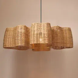 habere india Bamboo Pendant Lamp Hanging Lights image 1