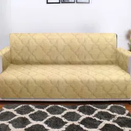 cortina eyelet curtain Velvet Reversible Quilted Sofa Cover image 1