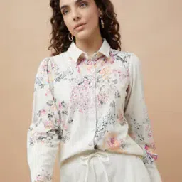 code by lifestyle Women Floral Printed Regular Fit Shirt-picture-13