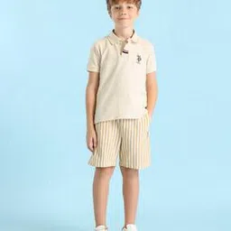 u.s. polo assn. Boys Graphic Print Regular Fit Polo T-Shirt-picture-33