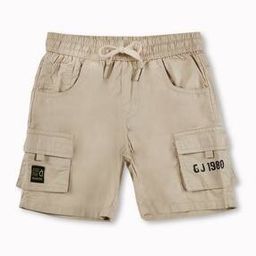 gini & jony Boys Typographic Print Mid-Rise Regular Fit Cargo Shorts-picture-6