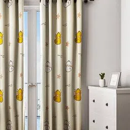 urban dream Set of 2 Printed Blackout Door Curtains-picture-15
