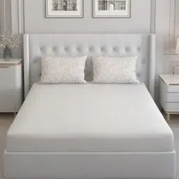 monte carlo 200 TC Printed Queen Bedsheet with Pillow Covers-picture-22