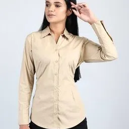 blue ronin Women Regular Fit Shirt with Spread Collar-picture-20