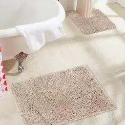 obsessions Set of 2 Textured Anti-Skid Bath Mat & Contour Mat-picture-14