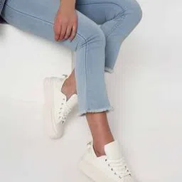 truffle collection Women Round-Toe Sneakers with Lace Fastening-picture-15