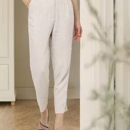 marks & spencer Textured Trousers with Insert Pockets & Pleats-picture-16