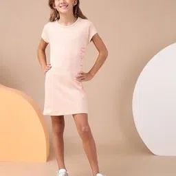 u.s. polo assn. Girls Typographic A-line Dress-picture-35