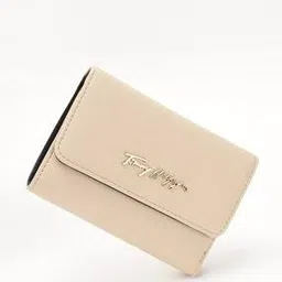 tommy hilfiger Women Tri-Fold Wallet with Metal Logo-picture-13