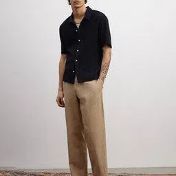 h&m Men Mid Rise Relaxed Fit Trousers-picture-11
