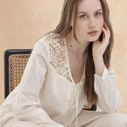 rareism Women Relaxed Fit V Neck Top-picture-17