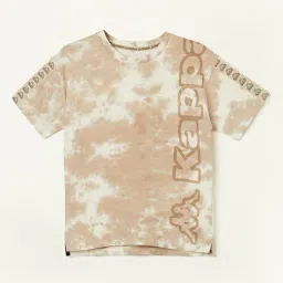 kappa Boys Printed Regular Fit Round-Neck T-Shirt image 1