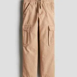 h&m Boys Mid Rise Straight Fit Cargo Pants-picture-17