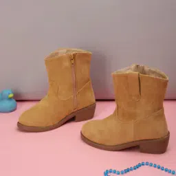 truffle collection Girls Ankle-Length Boots with Suede Upper-picture-10