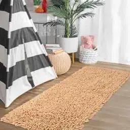 saral home Soft Cotton Tufted Saggy Kitchen/Bed Side Runner 1'x4'-picture-51