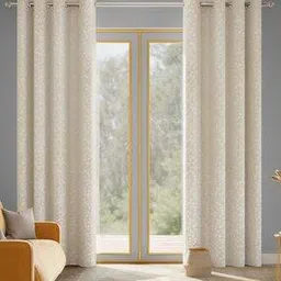 haus & kinder Pack of 2 Printed Door Curtains with Eyelets-picture-49