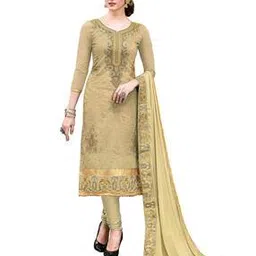 blissta Embellished Unstitched Dress Material-picture-44