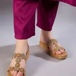 inc 5 Women Embellished Slip-On Wedges-picture-25