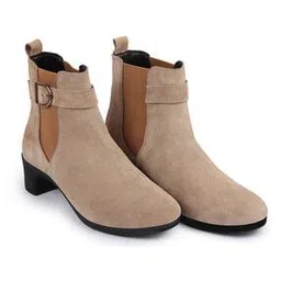 fausto Mid-Calf Boots with Buckle Fastening-picture-53