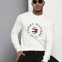 tommy hilfiger Men Brand Print Regular Fit Crew-Neck Sweatshirt-picture-18
