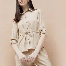 code by lifestyle Women Regular Fit Collar Neck Shirt-picture-39